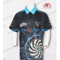 oem manufactory custom high quality custom sublimation print dart shirts/polo shirts/bowling shirts